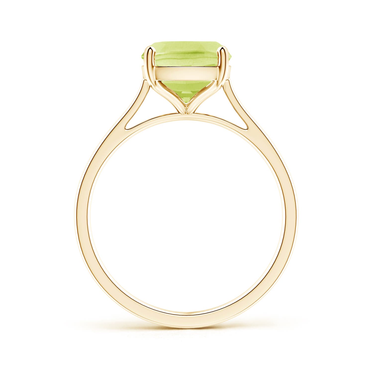 A - Peridot / 2.9 CT / 14 KT Yellow Gold