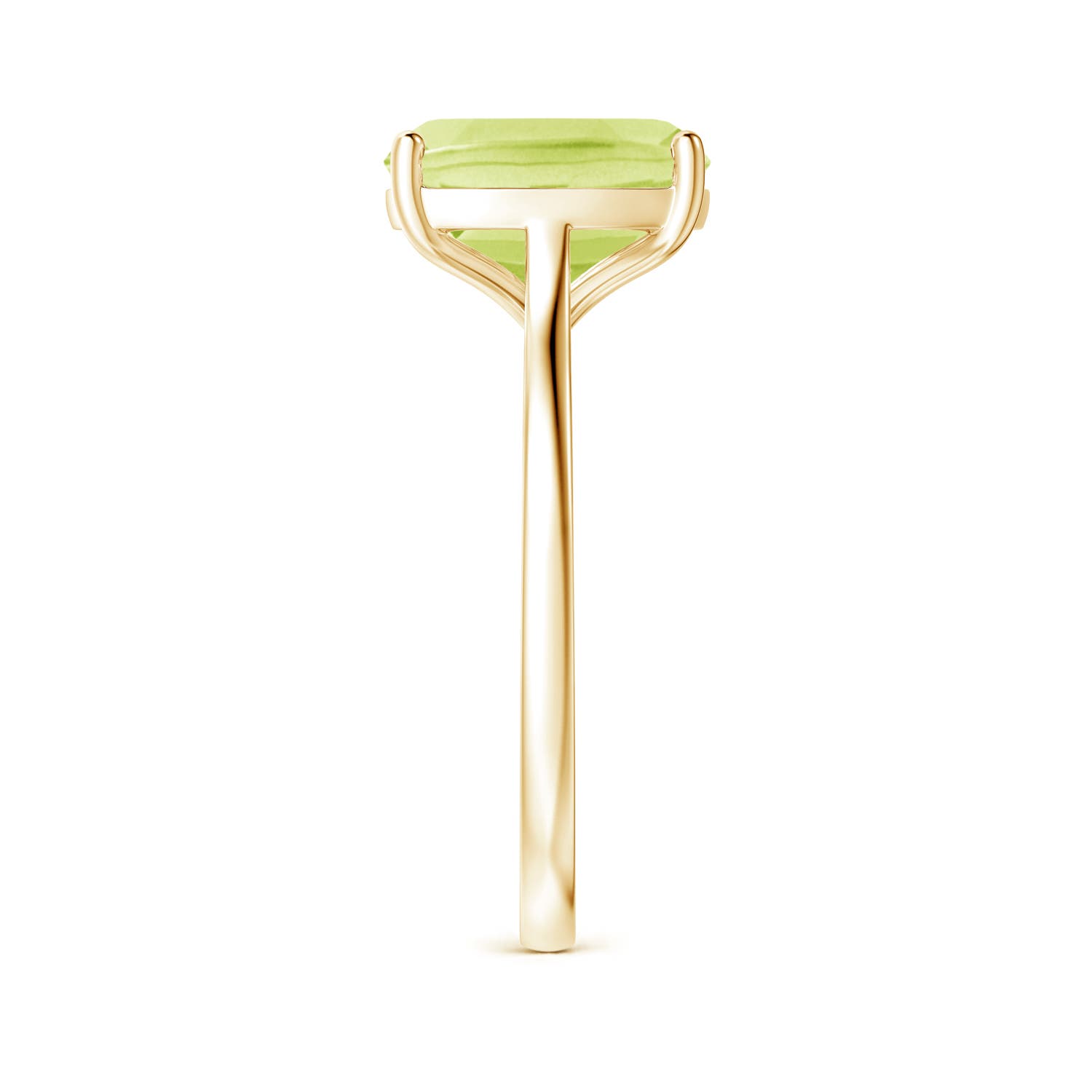 A - Peridot / 2.9 CT / 14 KT Yellow Gold