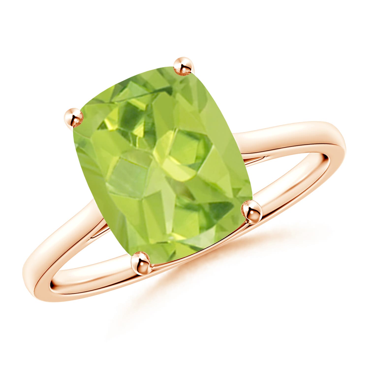 AA - Peridot / 2.9 CT / 14 KT Rose Gold