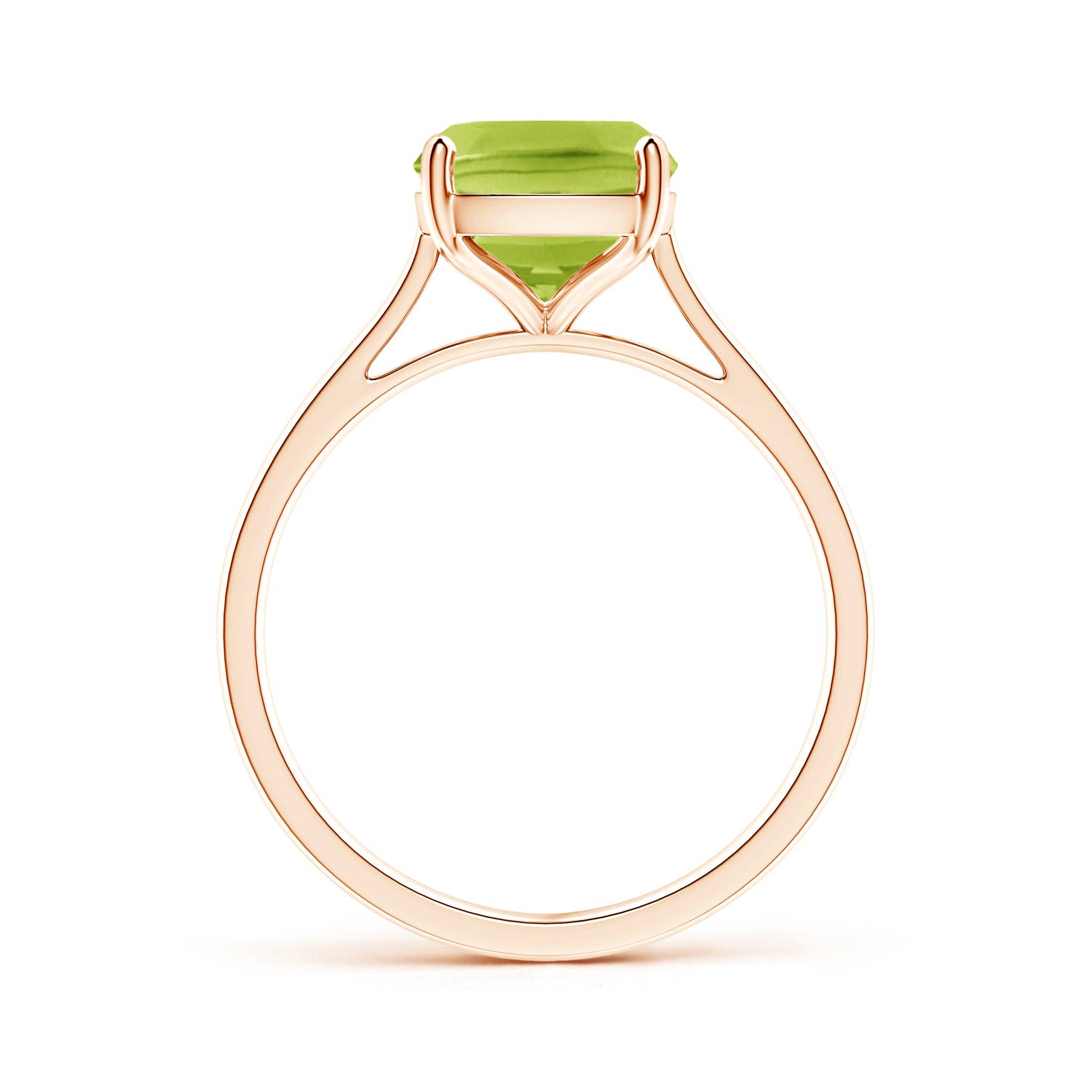 AA - Peridot / 2.9 CT / 14 KT Rose Gold