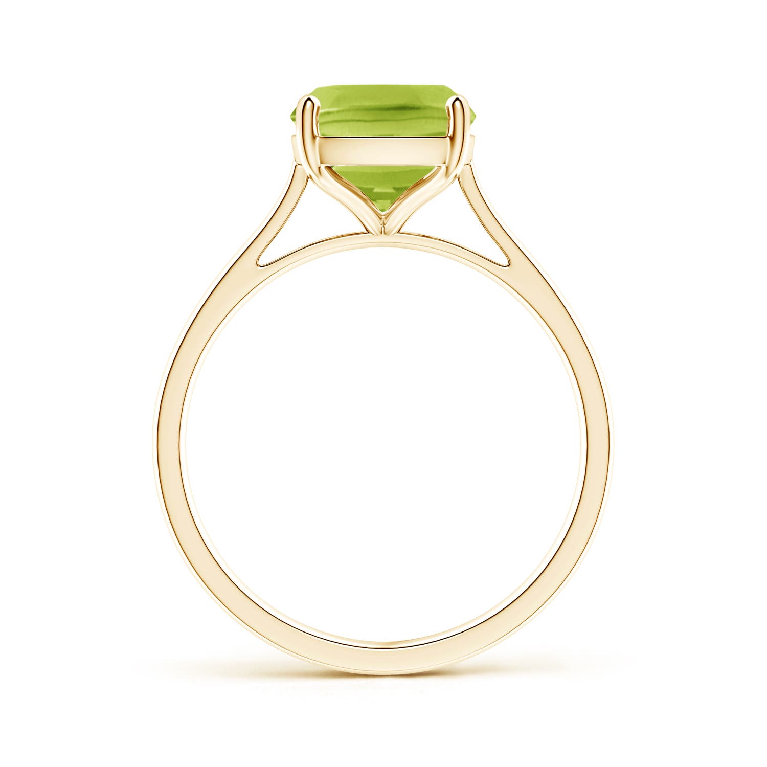 AA - Peridot / 2.9 CT / 14 KT Yellow Gold