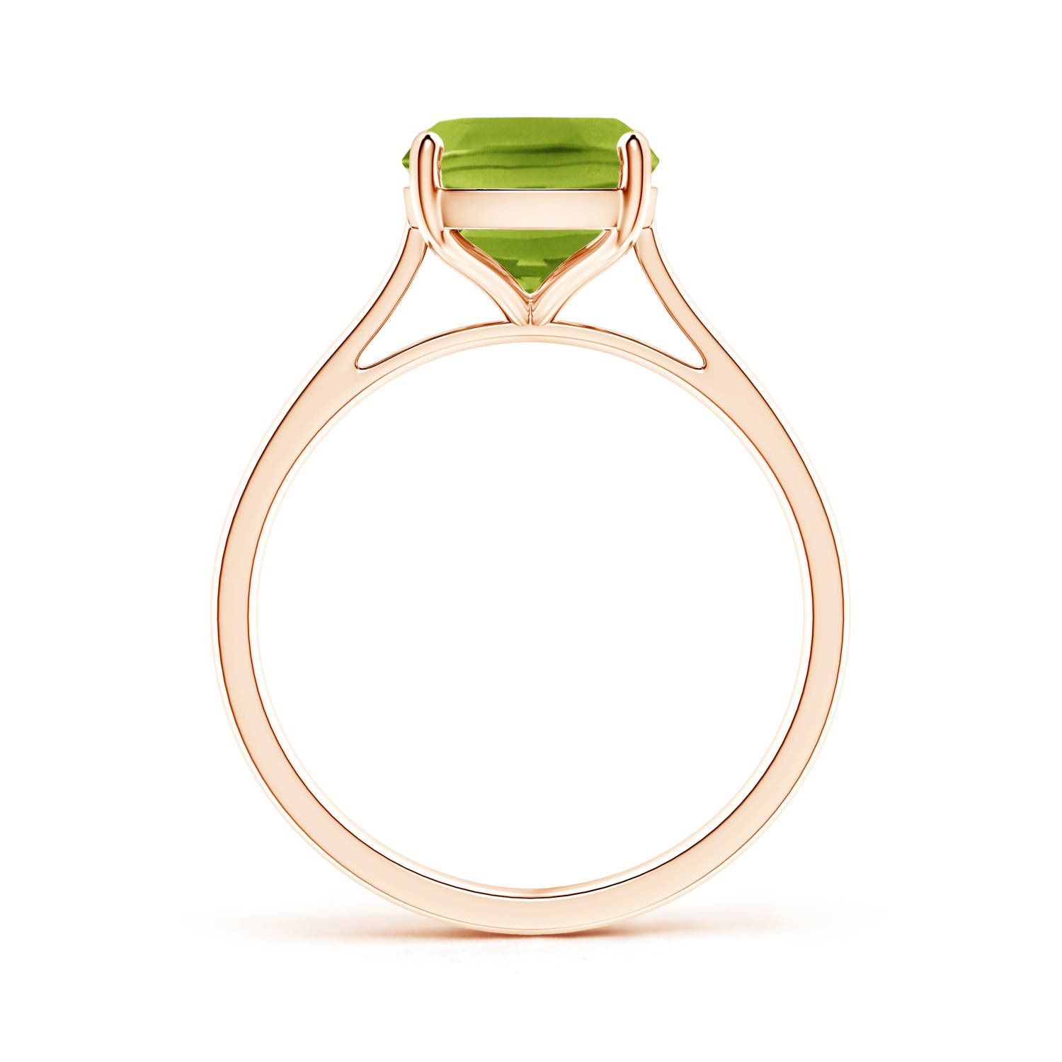 AAA - Peridot / 2.9 CT / 14 KT Rose Gold