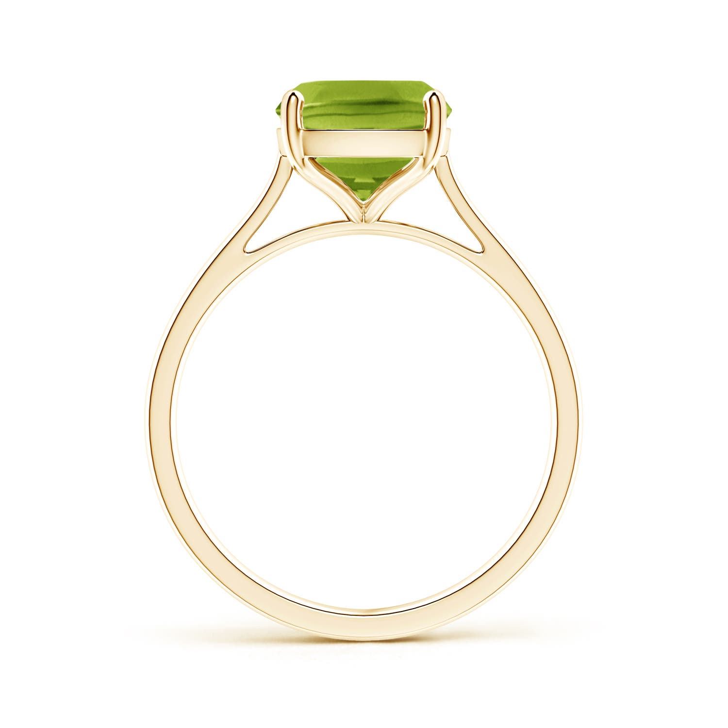 AAA - Peridot / 2.9 CT / 14 KT Yellow Gold