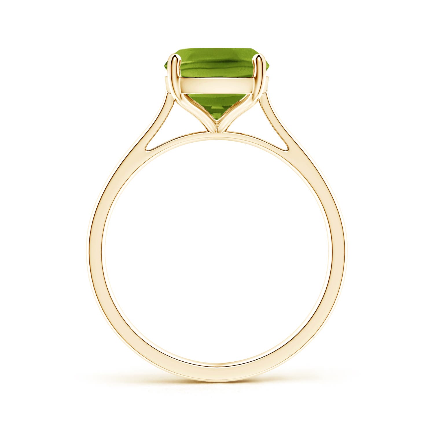 AAAA - Peridot / 2.9 CT / 14 KT Yellow Gold