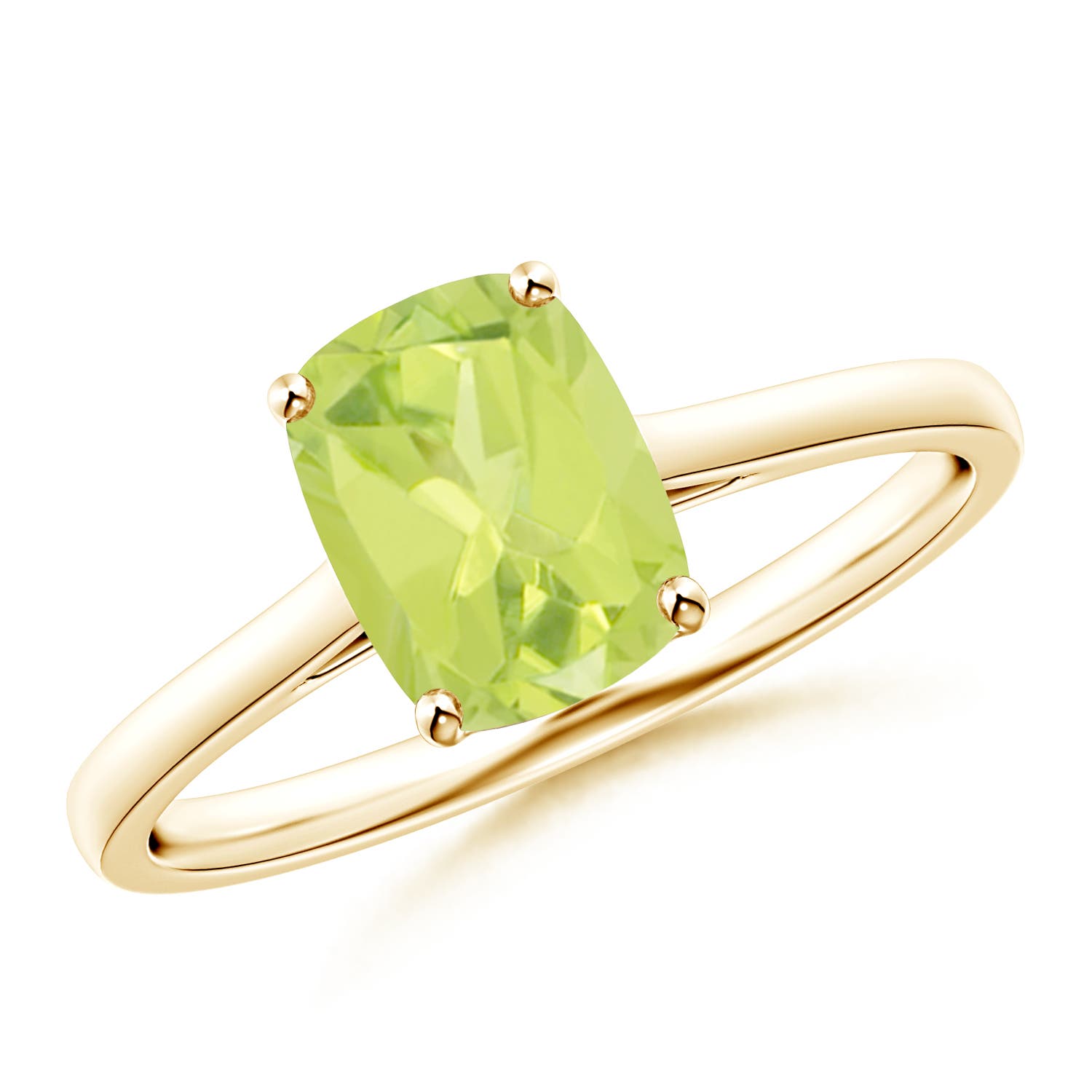 A - Peridot / 1.45 CT / 14 KT Yellow Gold