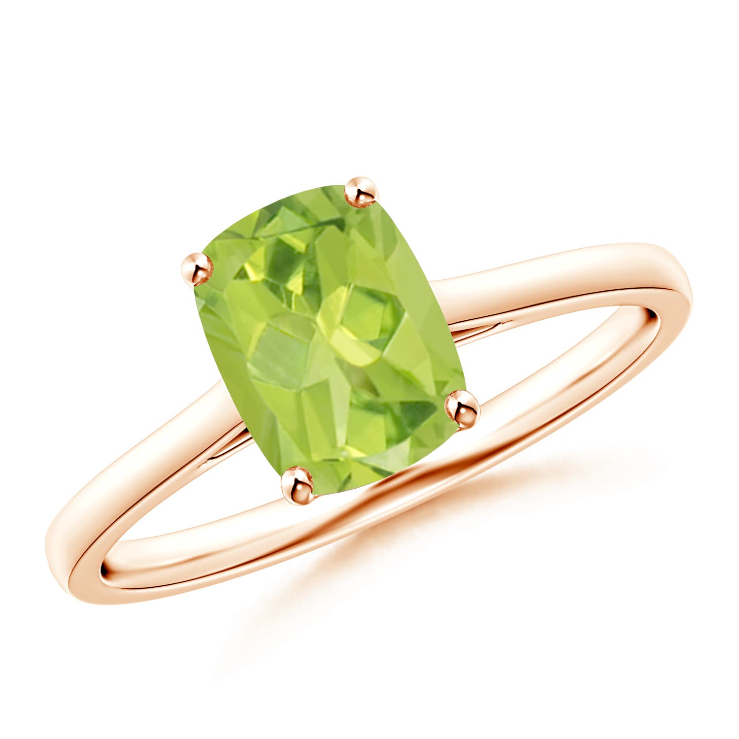 AA - Peridot / 1.45 CT / 14 KT Rose Gold