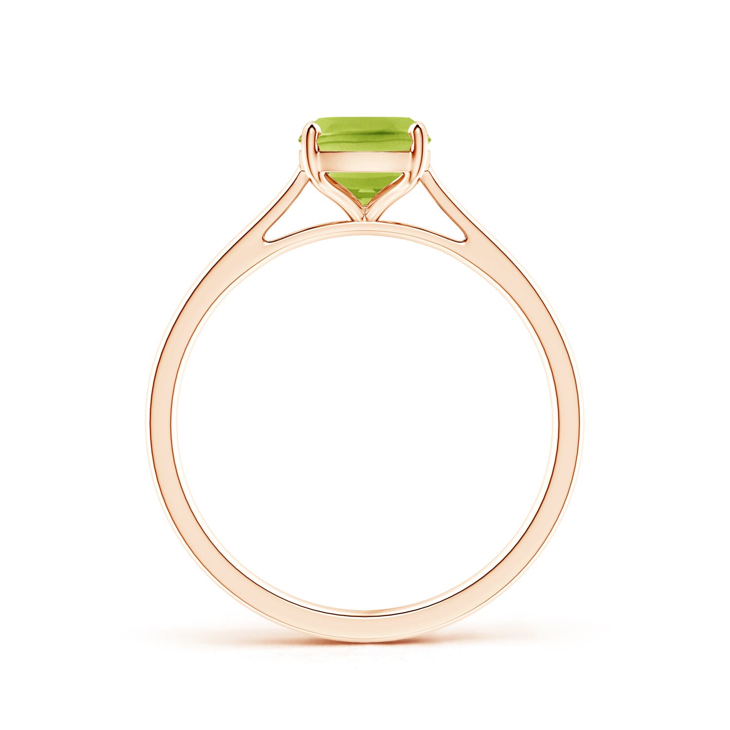 AA - Peridot / 1.45 CT / 14 KT Rose Gold