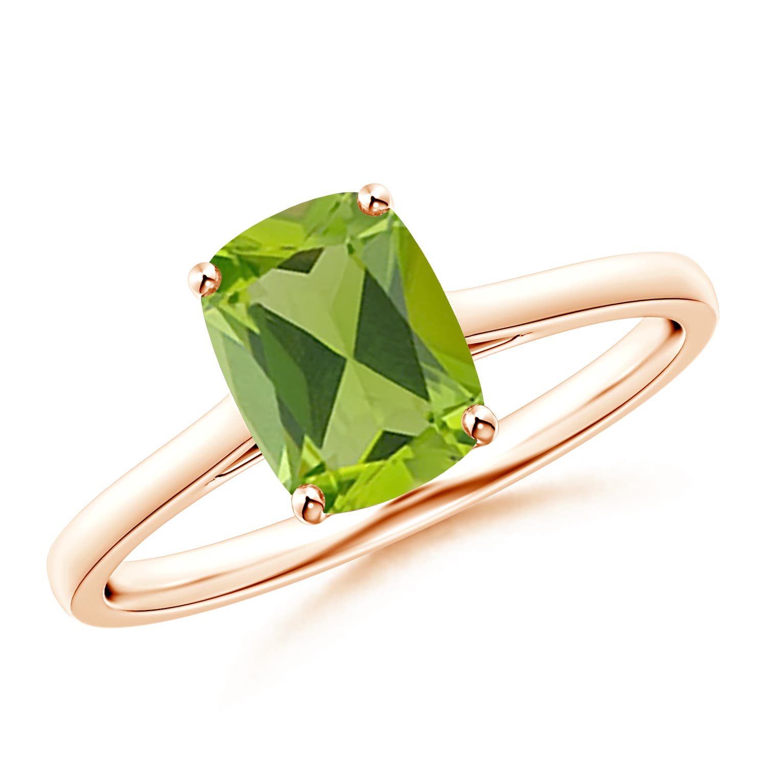 AAA - Peridot / 1.45 CT / 14 KT Rose Gold