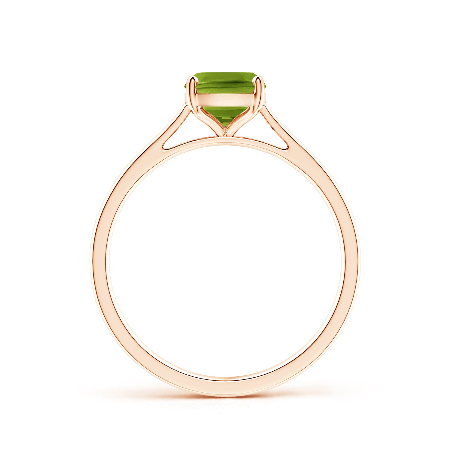 AAAA - Peridot / 1.45 CT / 14 KT Rose Gold