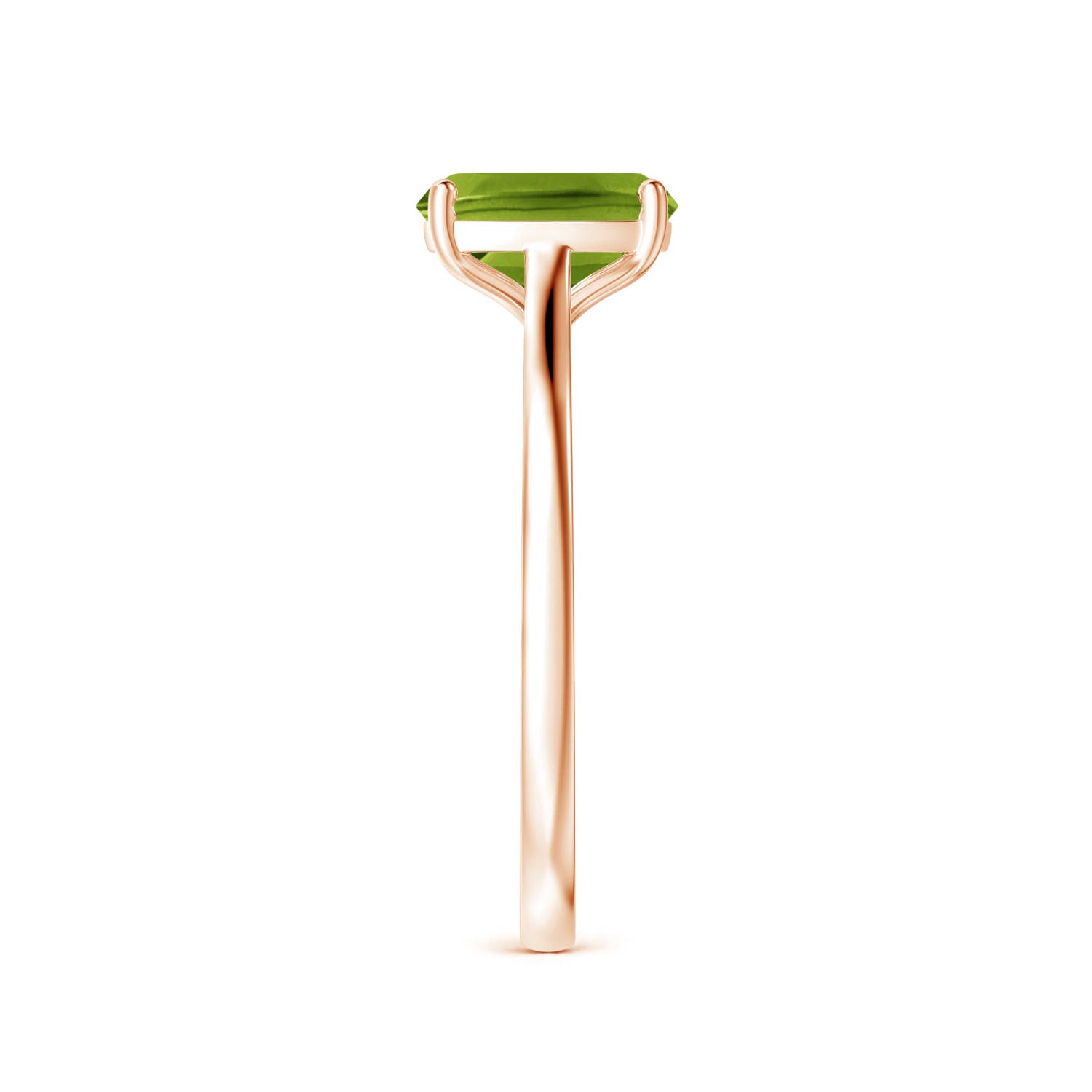 AAAA - Peridot / 1.45 CT / 14 KT Rose Gold