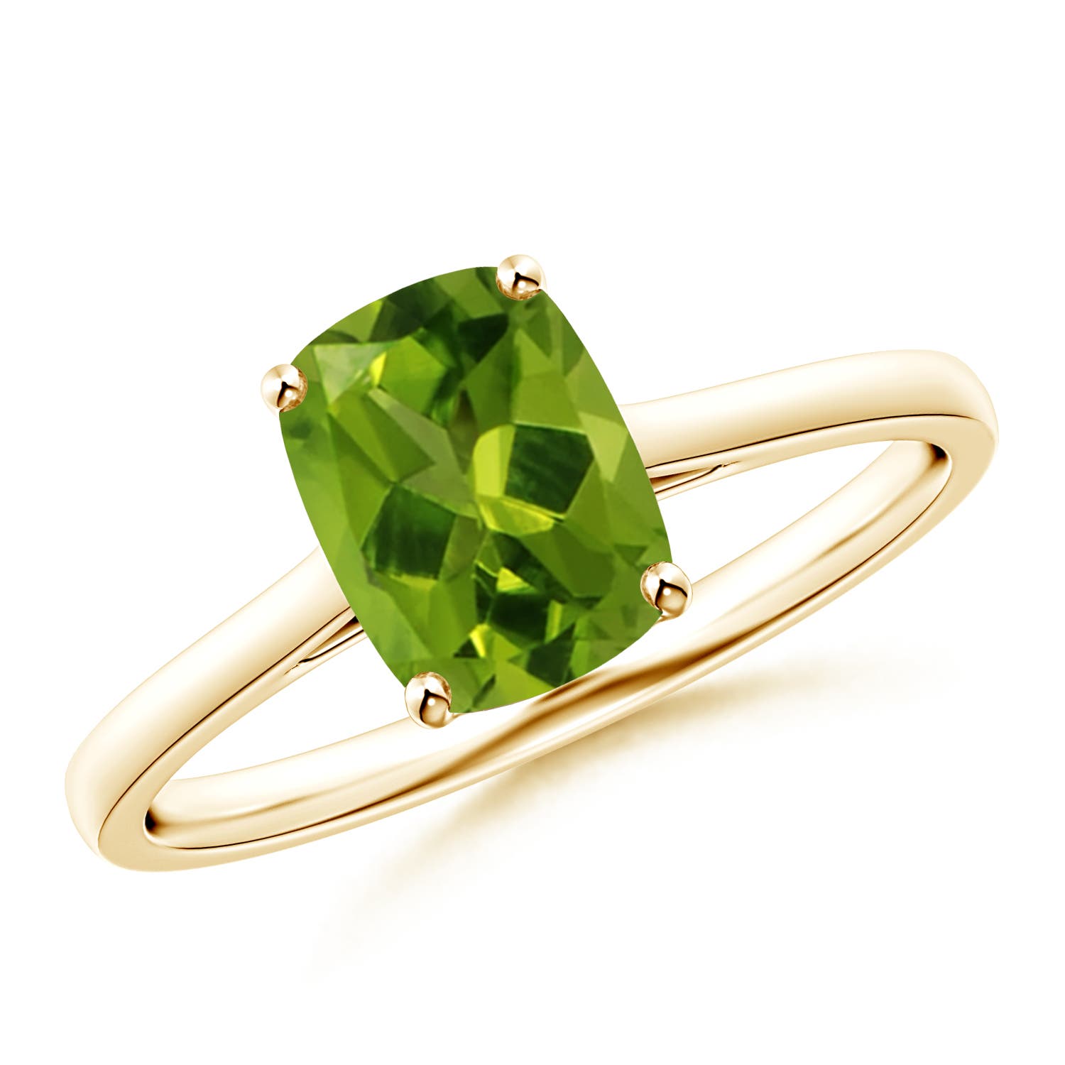 AAAA - Peridot / 1.45 CT / 14 KT Yellow Gold