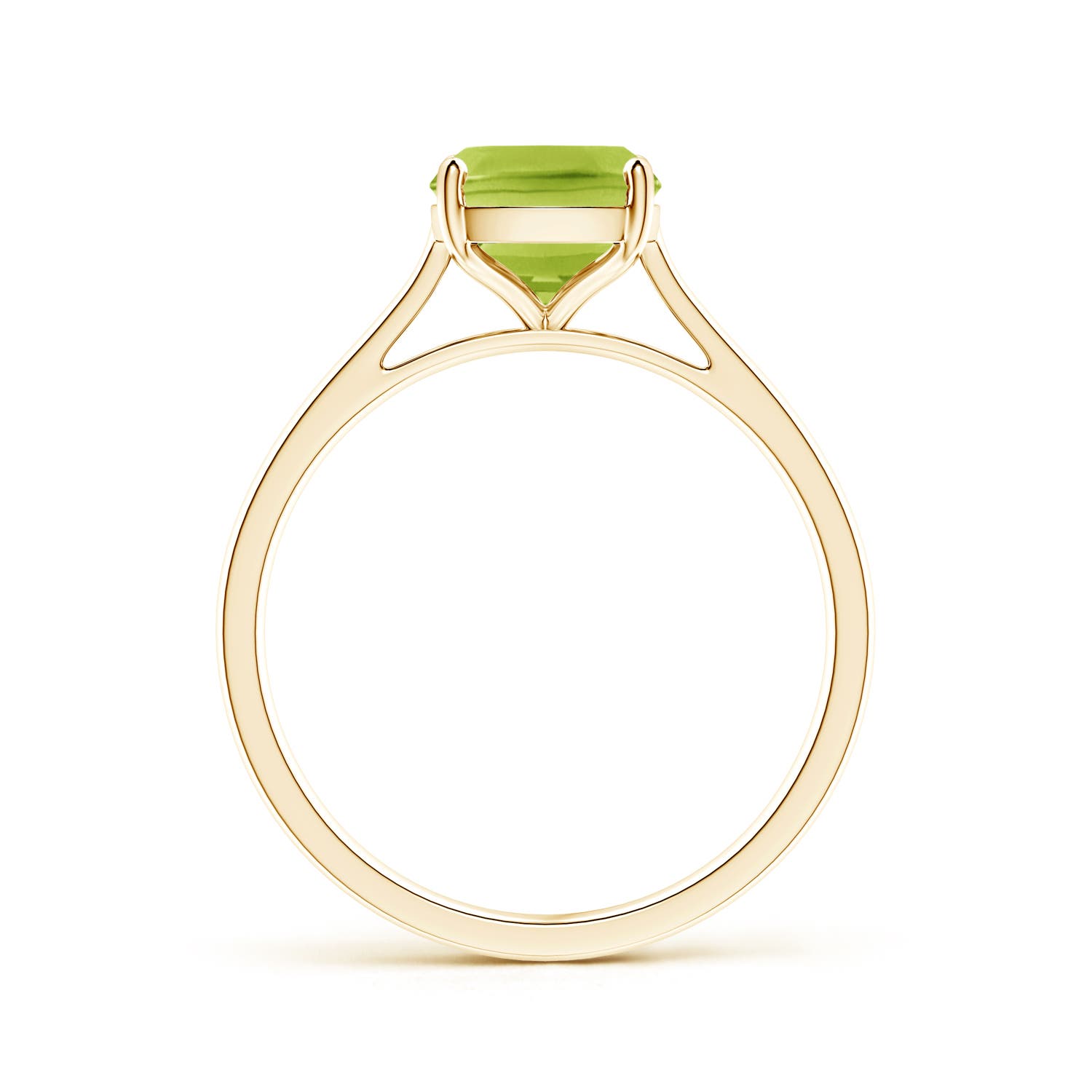 AA - Peridot / 2.1 CT / 14 KT Yellow Gold