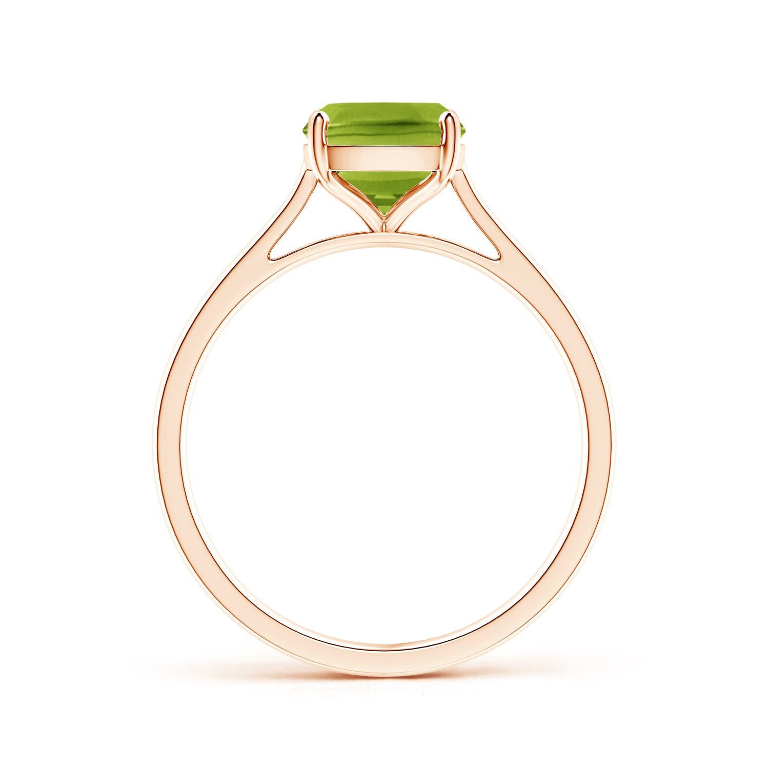 AAA - Peridot / 2.1 CT / 14 KT Rose Gold