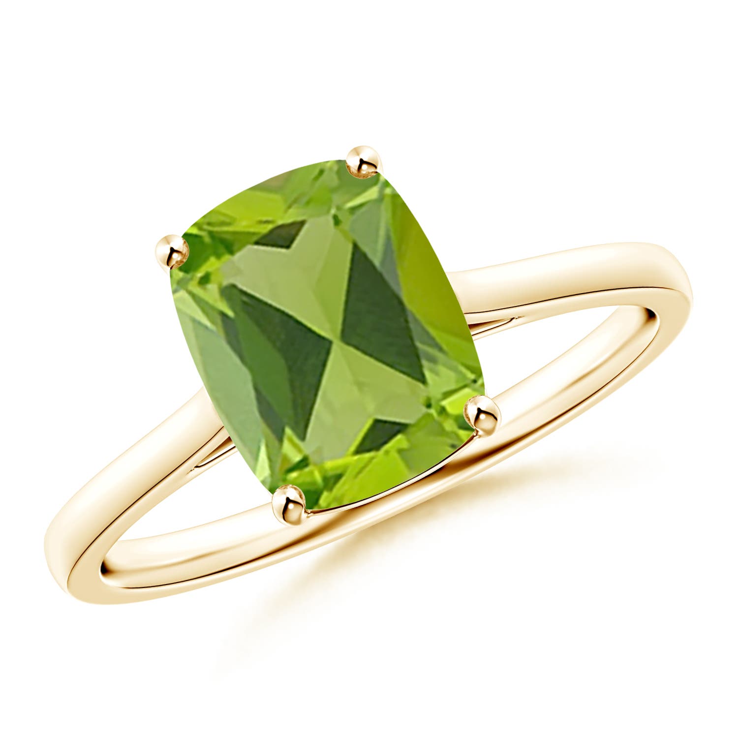 AAA - Peridot / 2.1 CT / 14 KT Yellow Gold