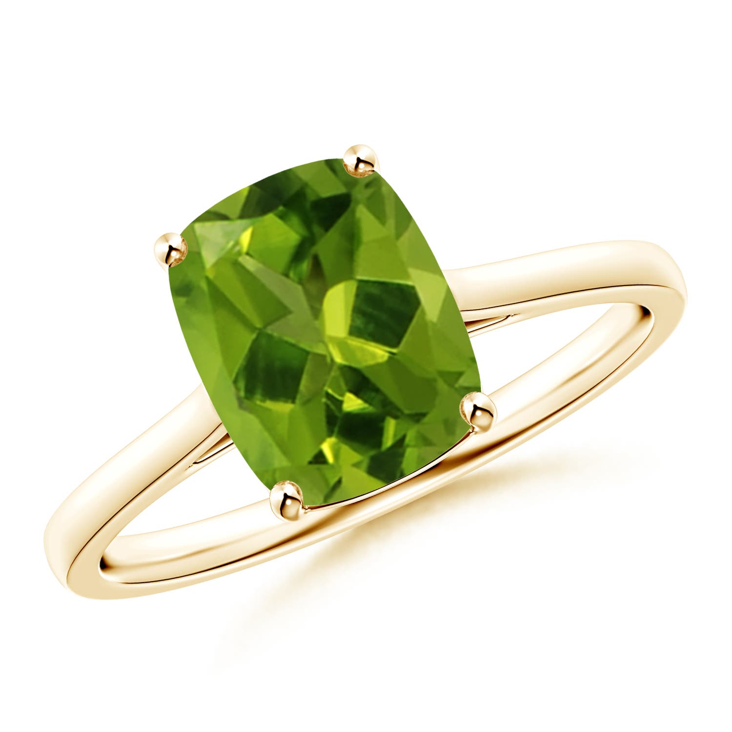 AAAA - Peridot / 2.1 CT / 14 KT Yellow Gold