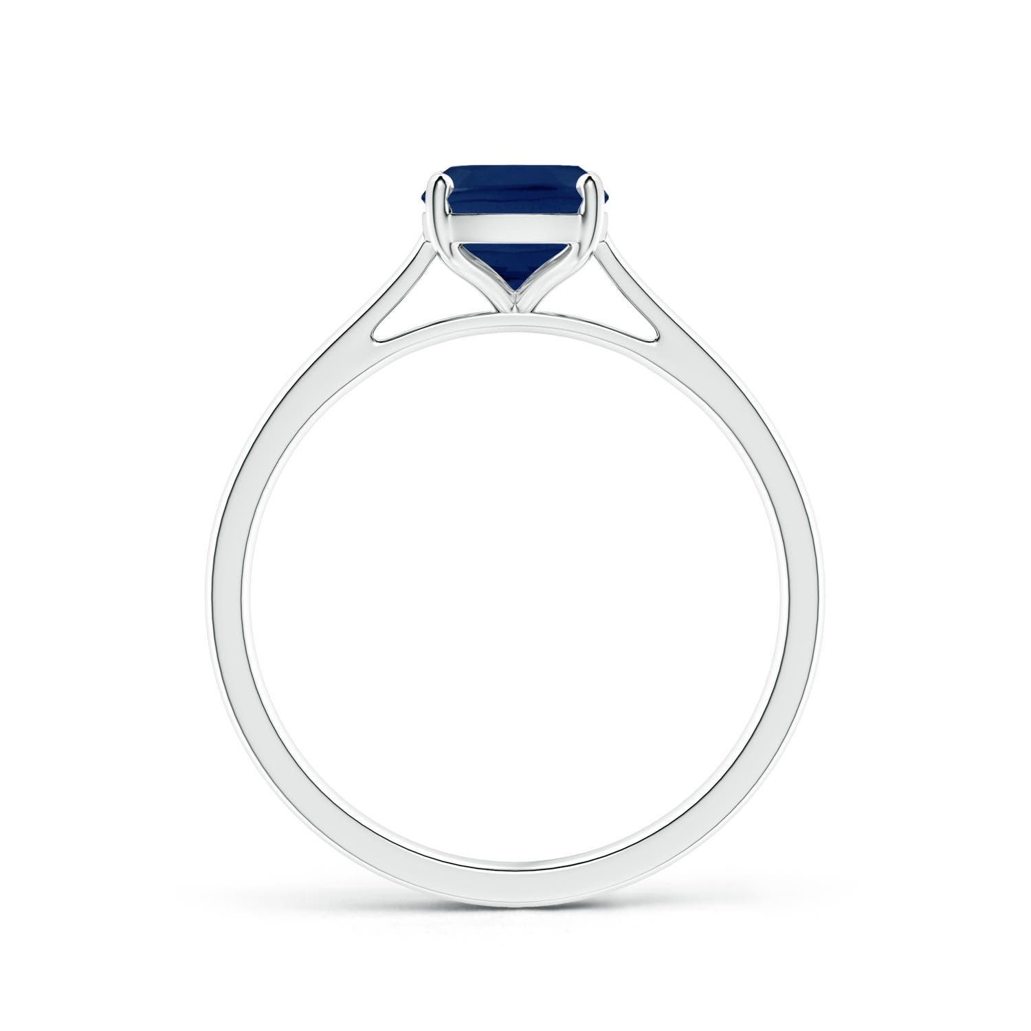 A - Blue Sapphire / 1.5 CT / 14 KT White Gold