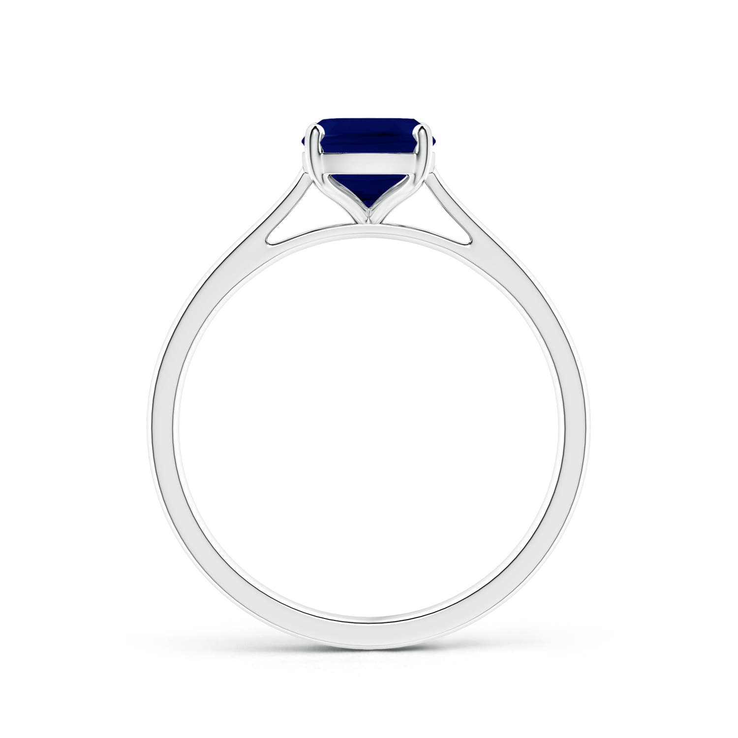 AA - Blue Sapphire / 1.5 CT / 14 KT White Gold