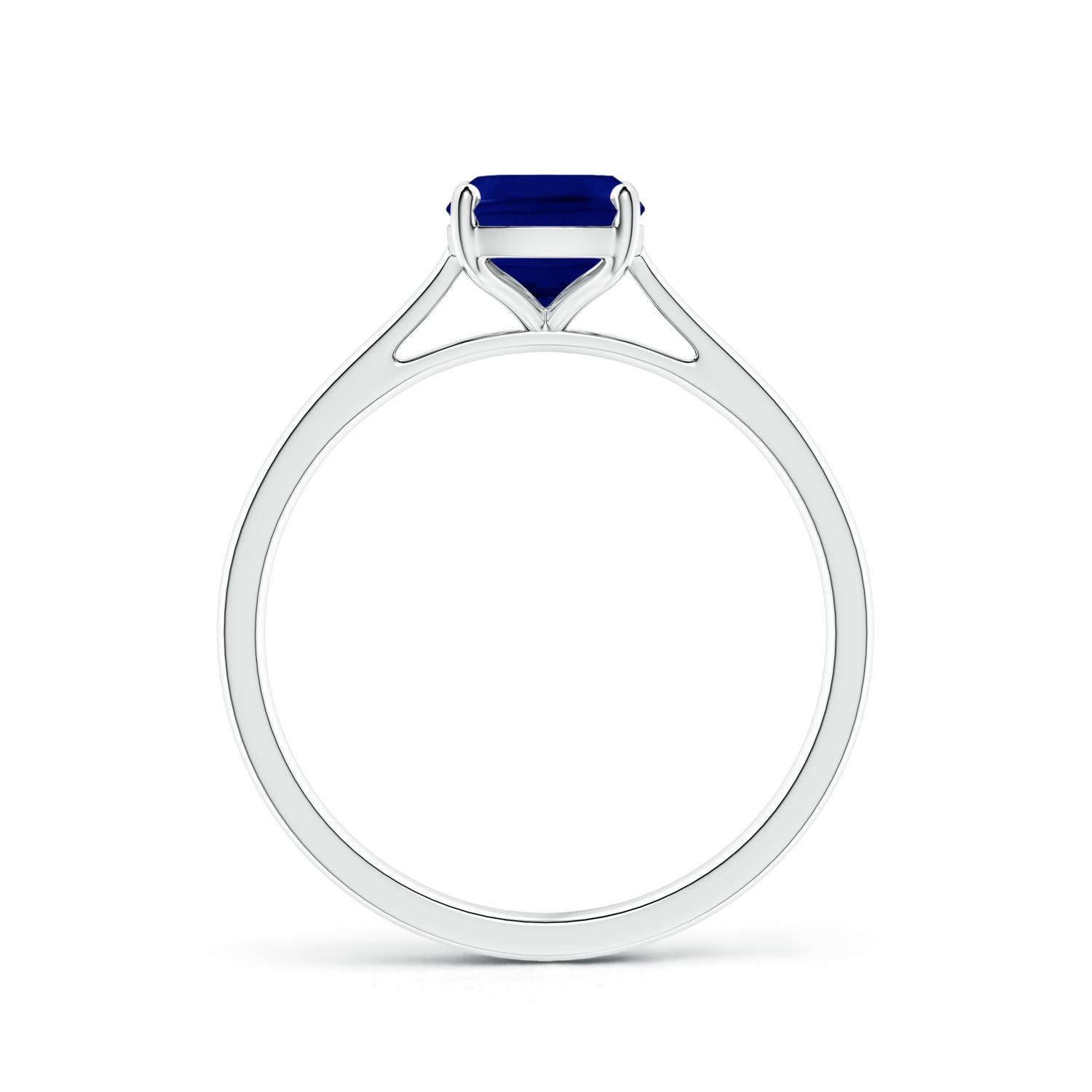 AAA - Blue Sapphire / 1.5 CT / 14 KT White Gold