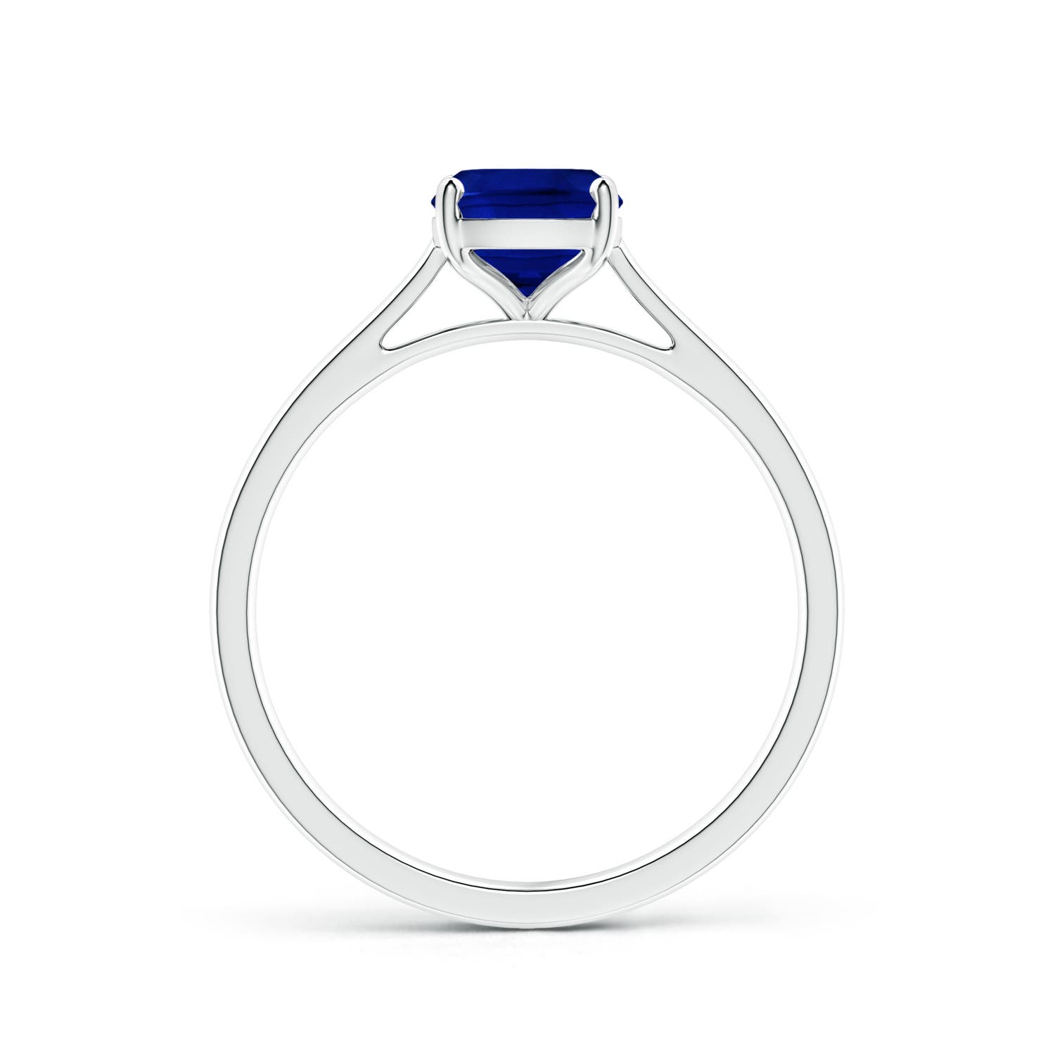 AAAA - Blue Sapphire / 1.5 CT / 14 KT White Gold