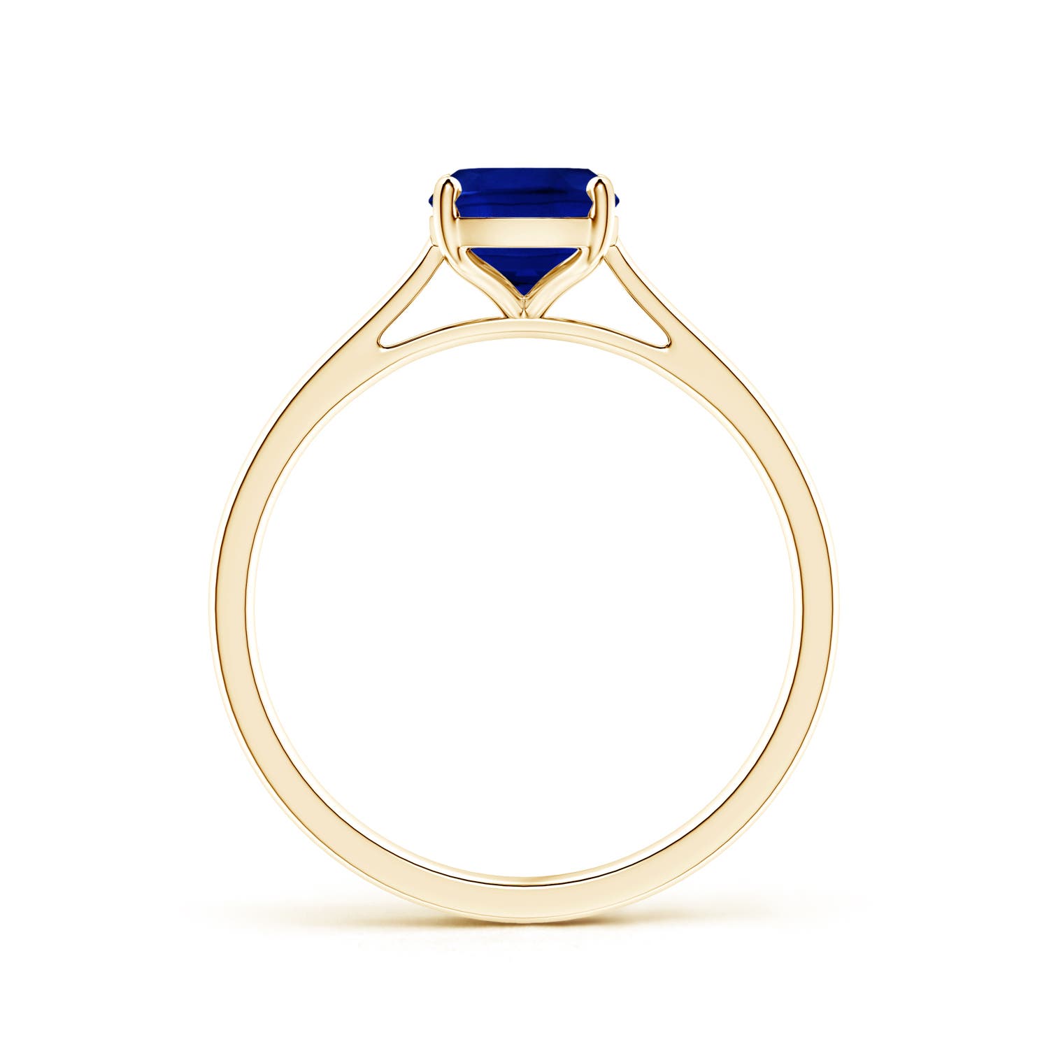 AAAA - Blue Sapphire / 1.5 CT / 14 KT Yellow Gold