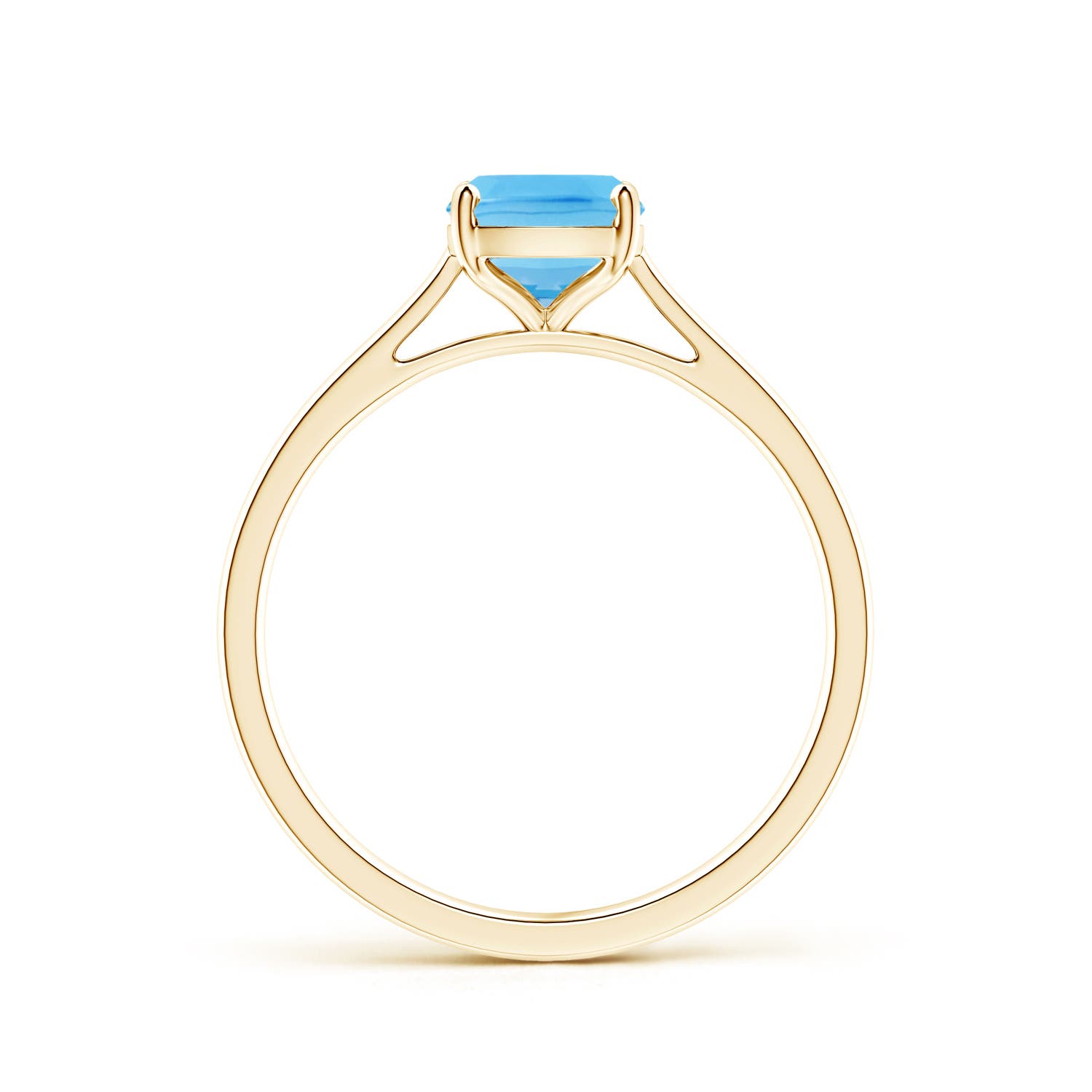 A - Swiss Blue Topaz / 1.6 CT / 14 KT Yellow Gold