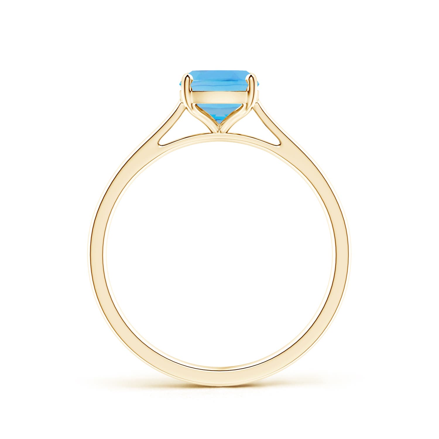 AA - Swiss Blue Topaz / 1.6 CT / 14 KT Yellow Gold