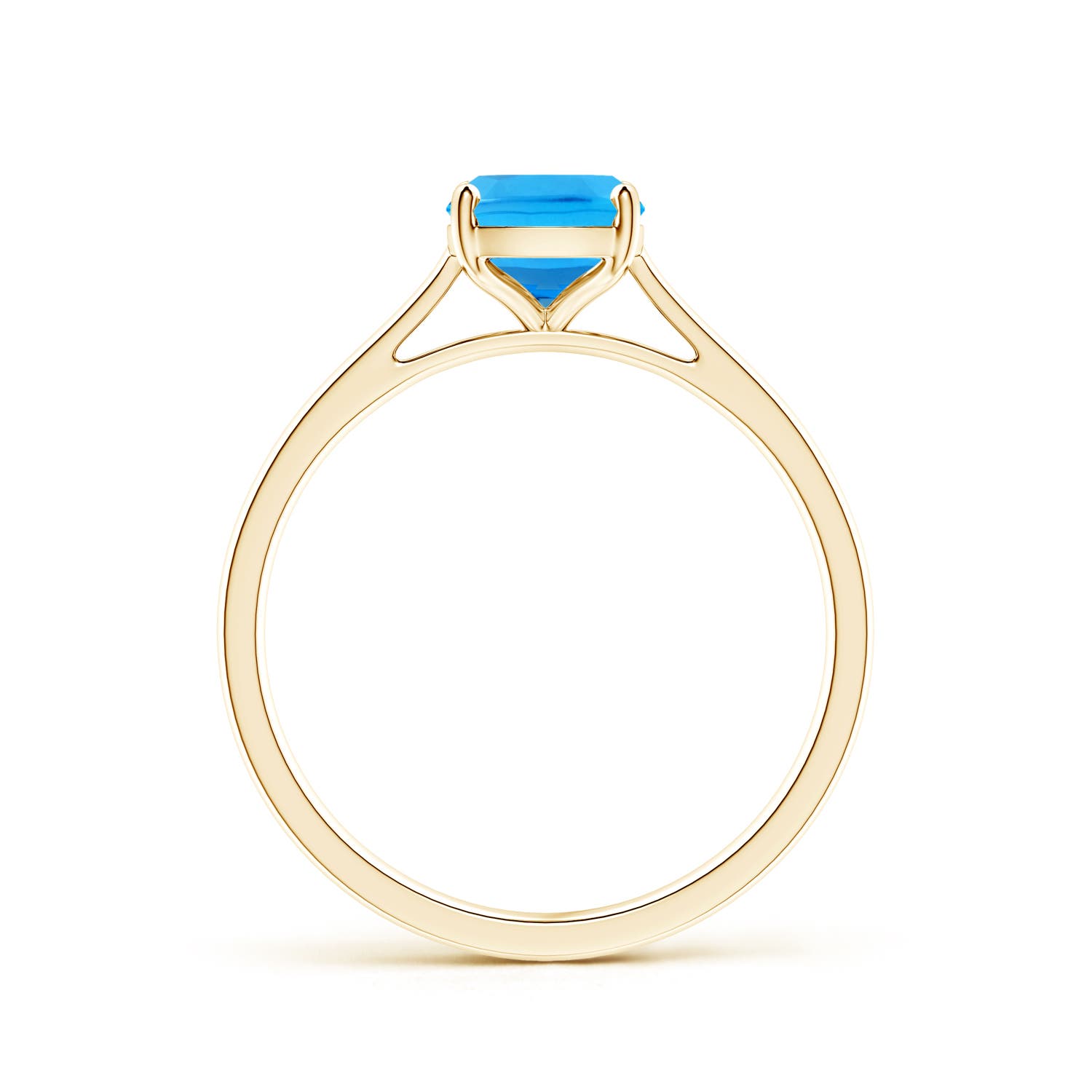 AAAA - Swiss Blue Topaz / 1.6 CT / 14 KT Yellow Gold