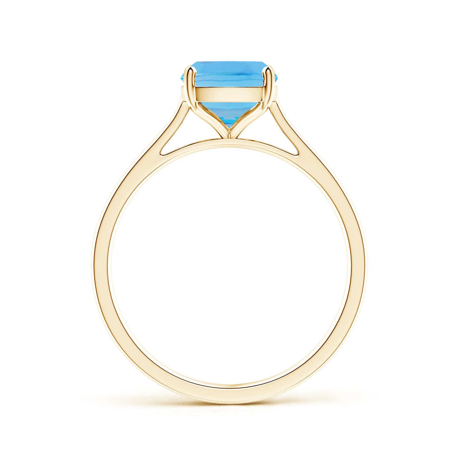 AA - Swiss Blue Topaz / 2.2 CT / 14 KT Yellow Gold