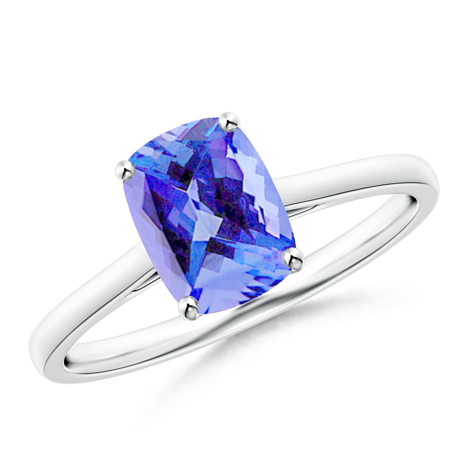 AA - Tanzanite / 1.6 CT / 14 KT White Gold