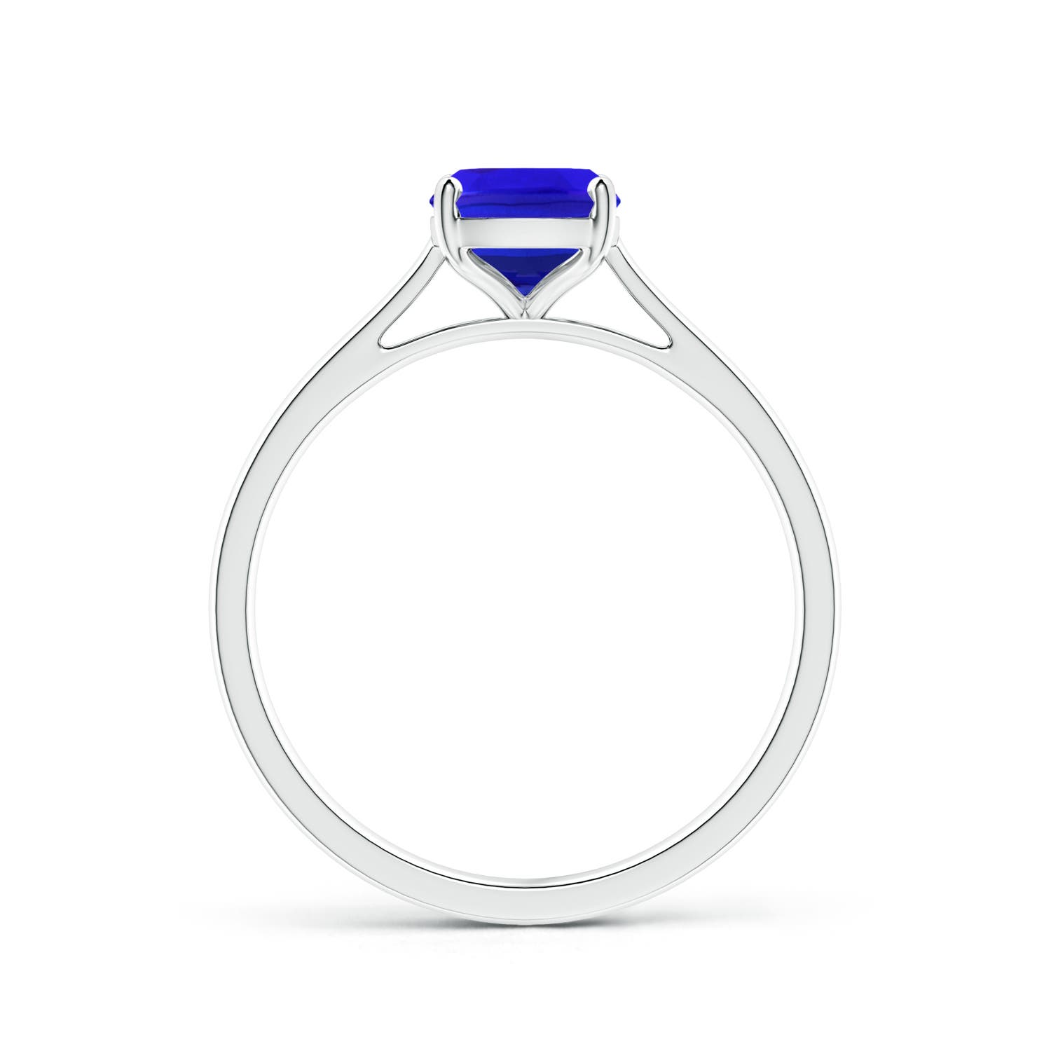 AAA - Tanzanite / 1.6 CT / 14 KT White Gold