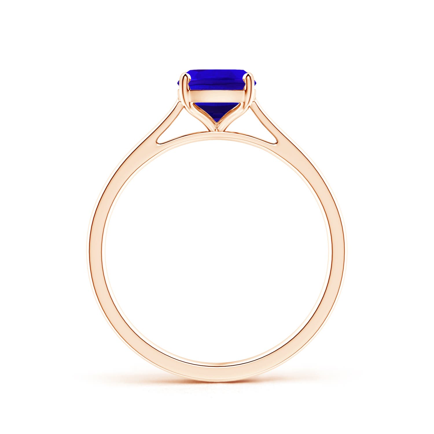 AAAA - Tanzanite / 1.6 CT / 14 KT Rose Gold