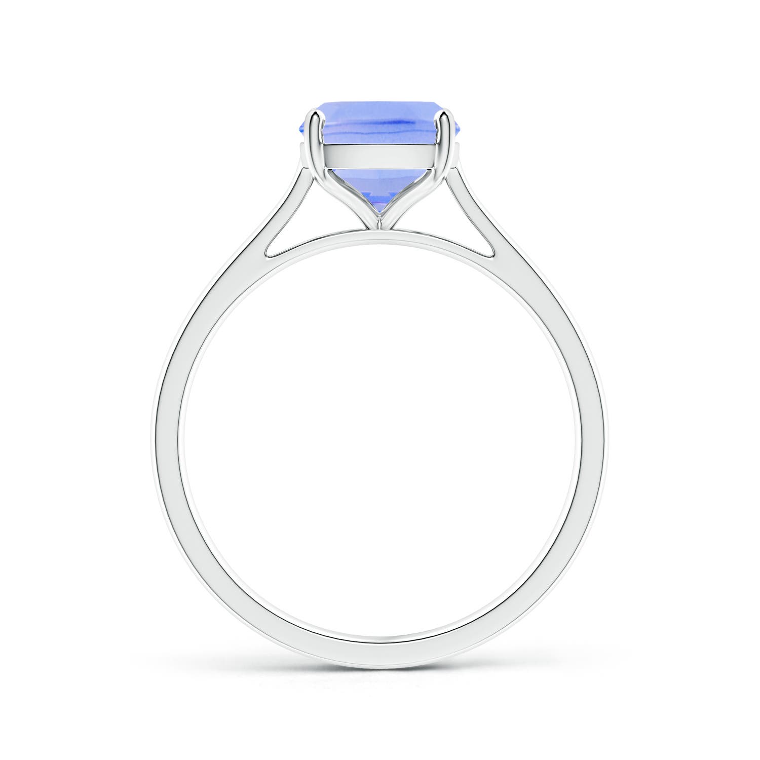 A - Tanzanite / 2.45 CT / 14 KT White Gold