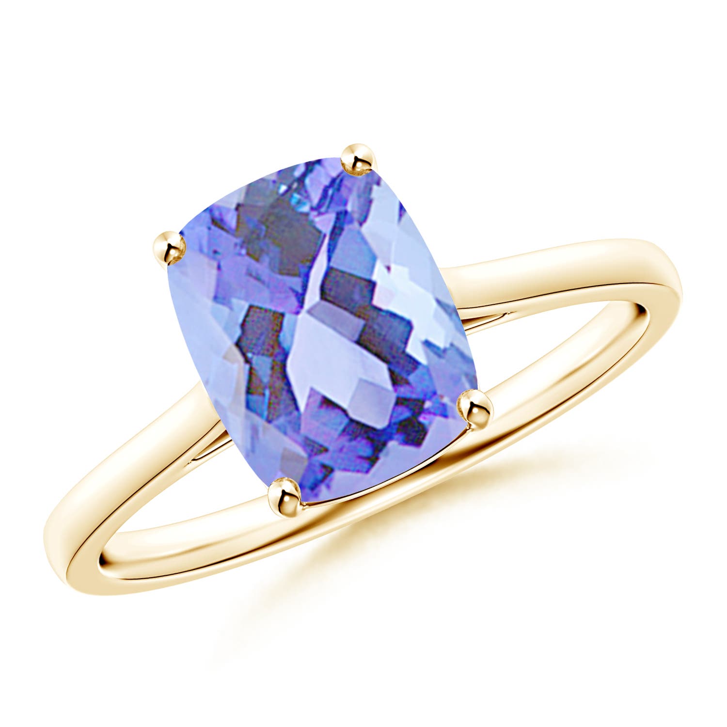 A - Tanzanite / 2.45 CT / 14 KT Yellow Gold