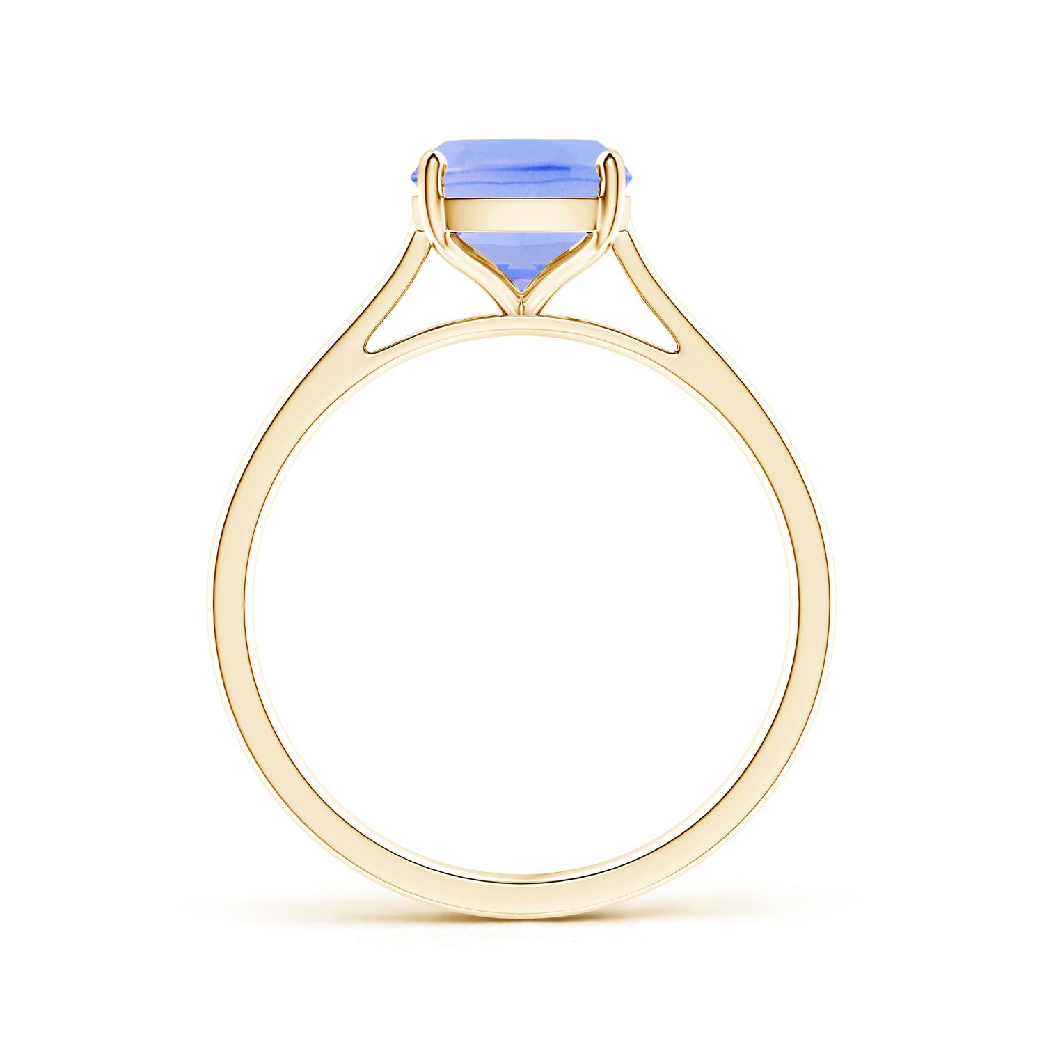 A - Tanzanite / 2.45 CT / 14 KT Yellow Gold