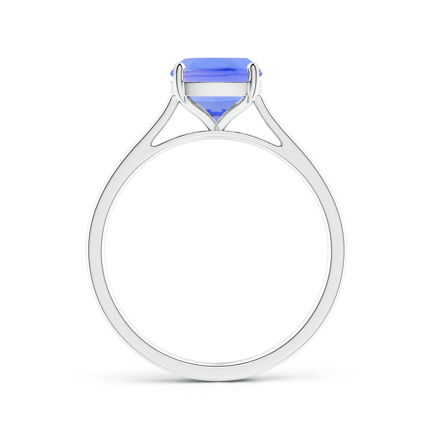 AA - Tanzanite / 2.45 CT / 14 KT White Gold