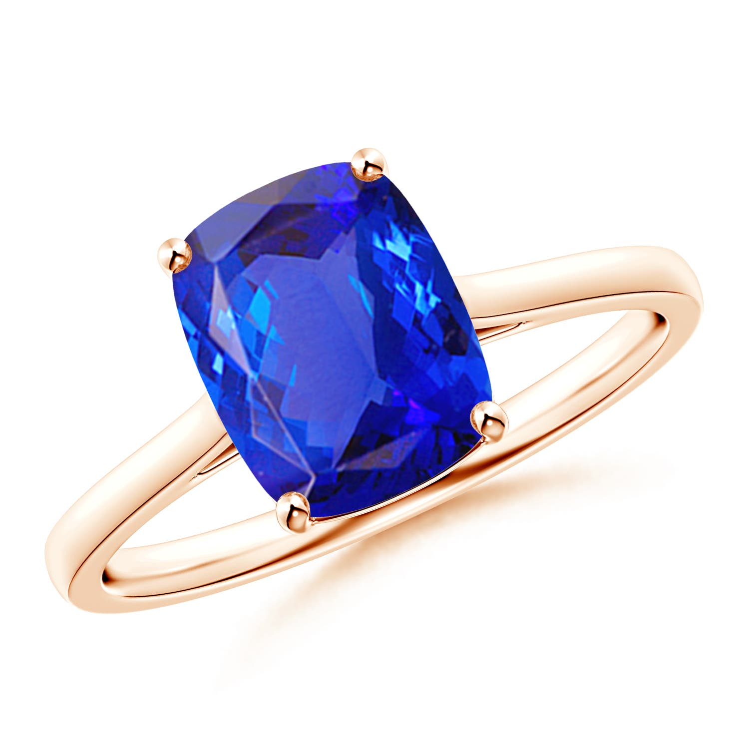 AAA - Tanzanite / 2.45 CT / 14 KT Rose Gold