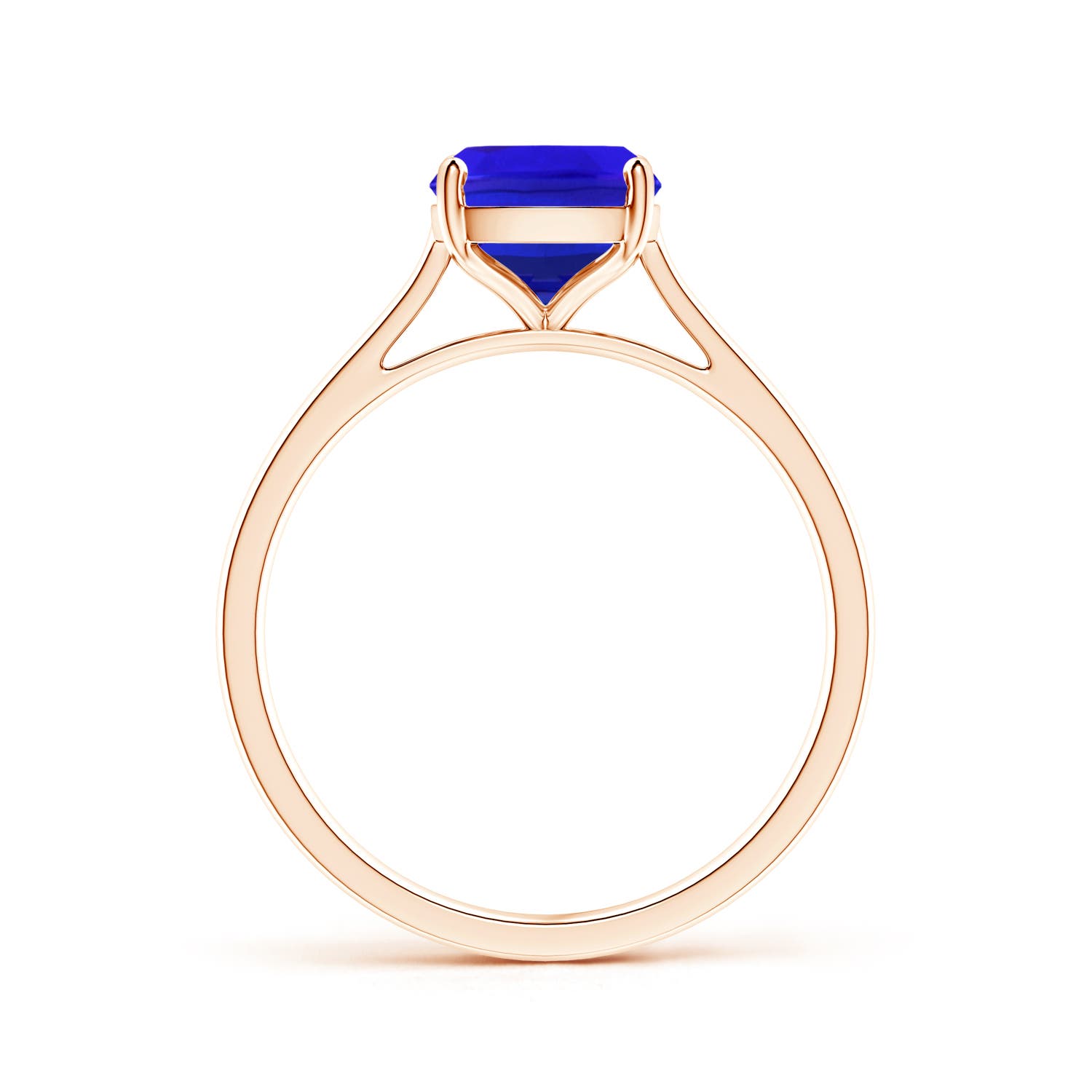 AAA - Tanzanite / 2.45 CT / 14 KT Rose Gold