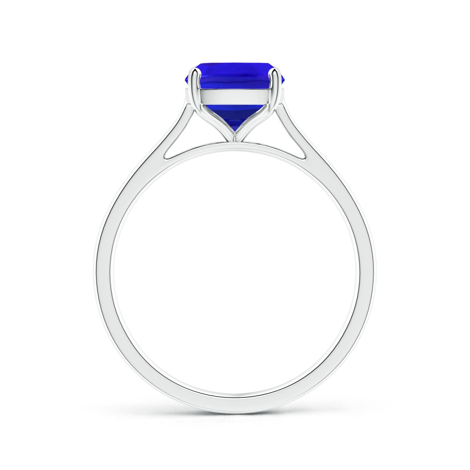 AAA - Tanzanite / 2.45 CT / 14 KT White Gold