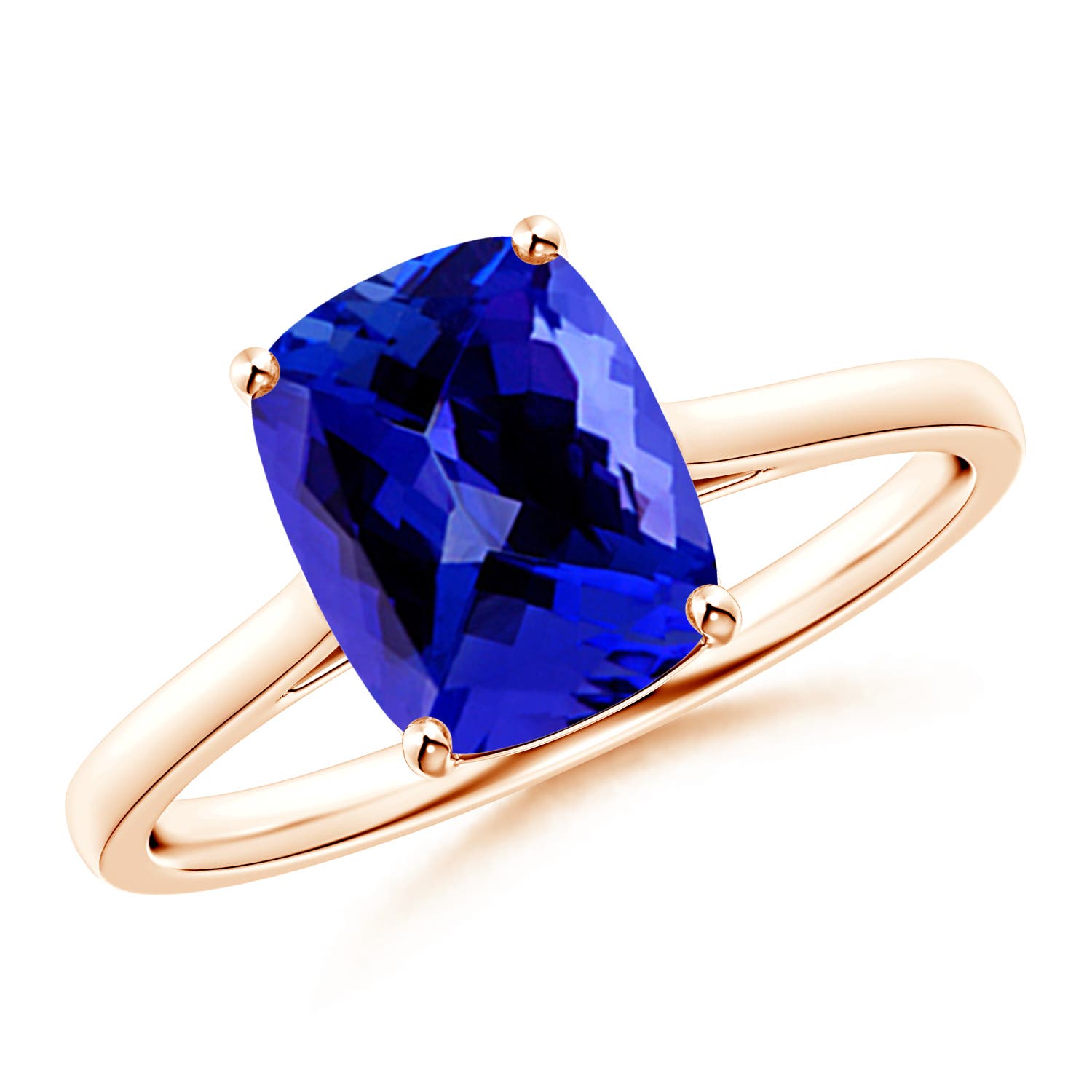 AAAA - Tanzanite / 2.45 CT / 14 KT Rose Gold