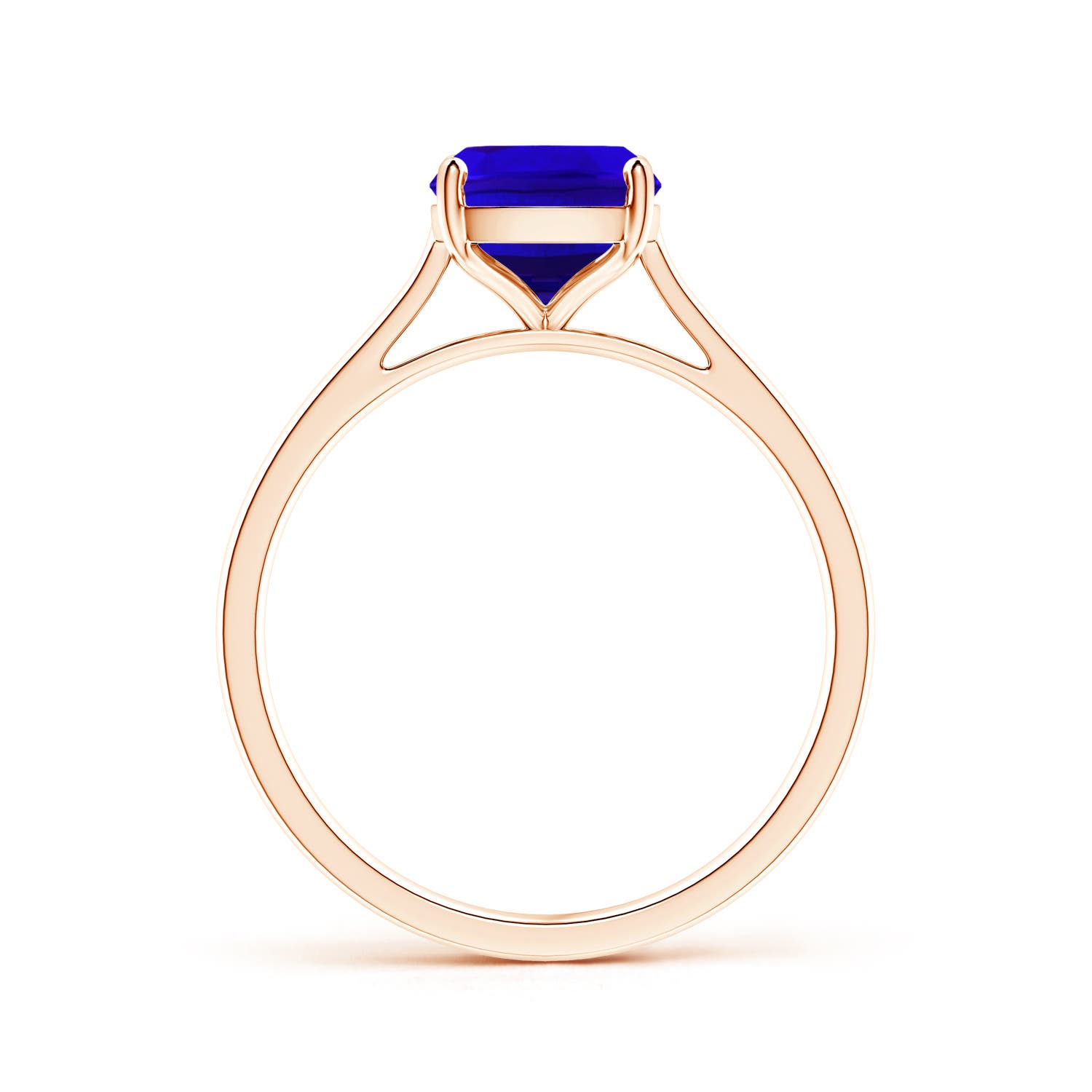 AAAA - Tanzanite / 2.45 CT / 14 KT Rose Gold