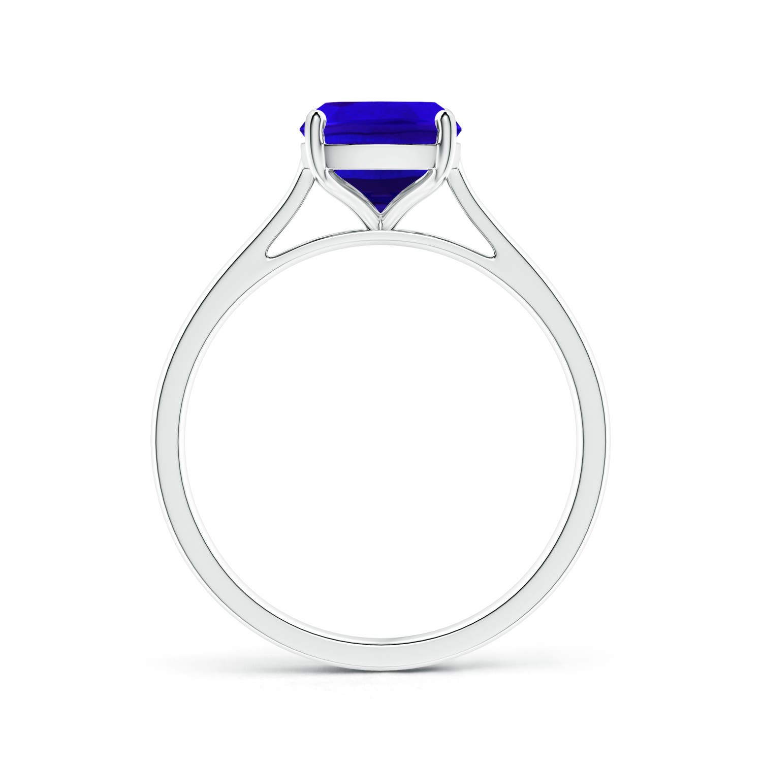 AAAA - Tanzanite / 2.45 CT / 14 KT White Gold