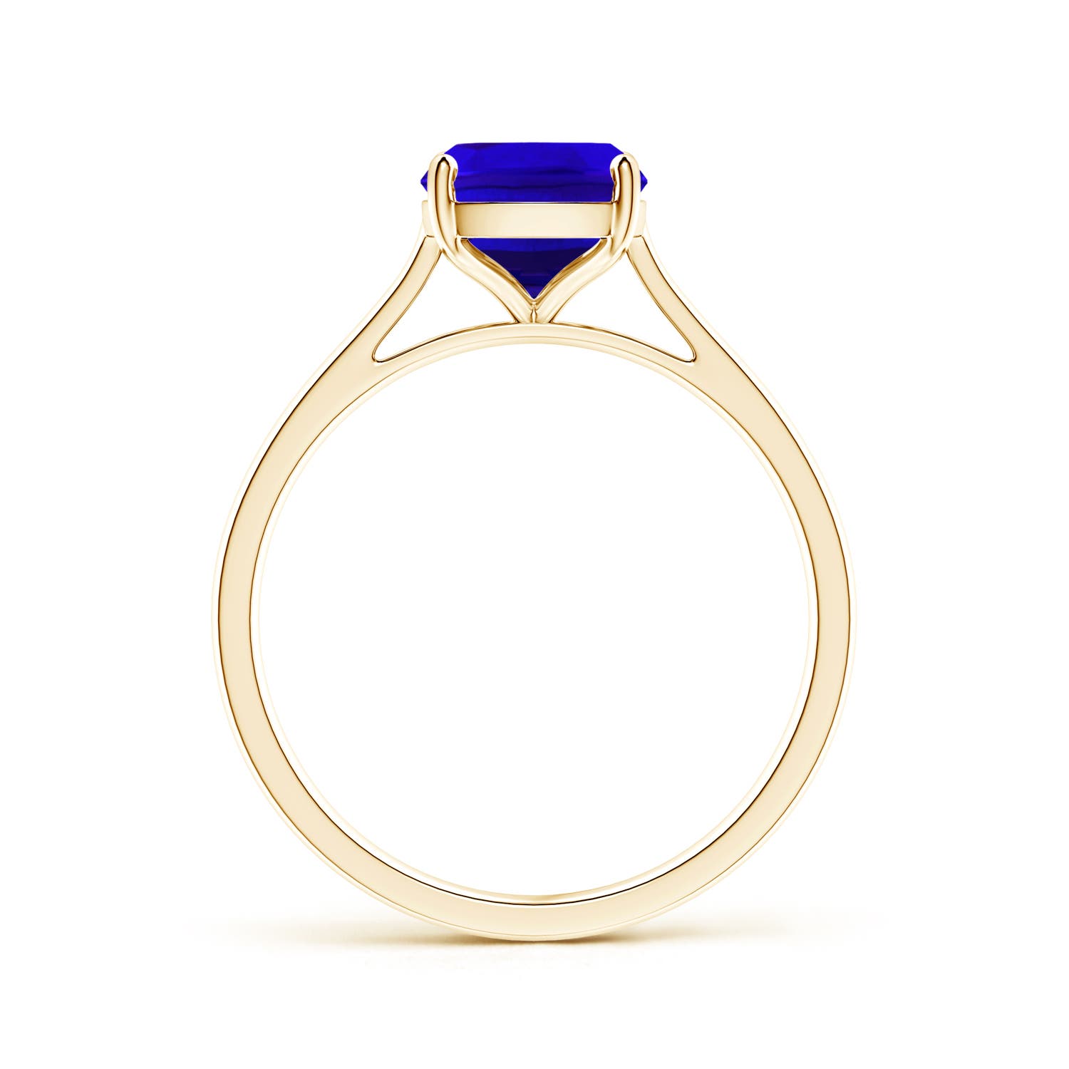 AAAA - Tanzanite / 2.45 CT / 14 KT Yellow Gold