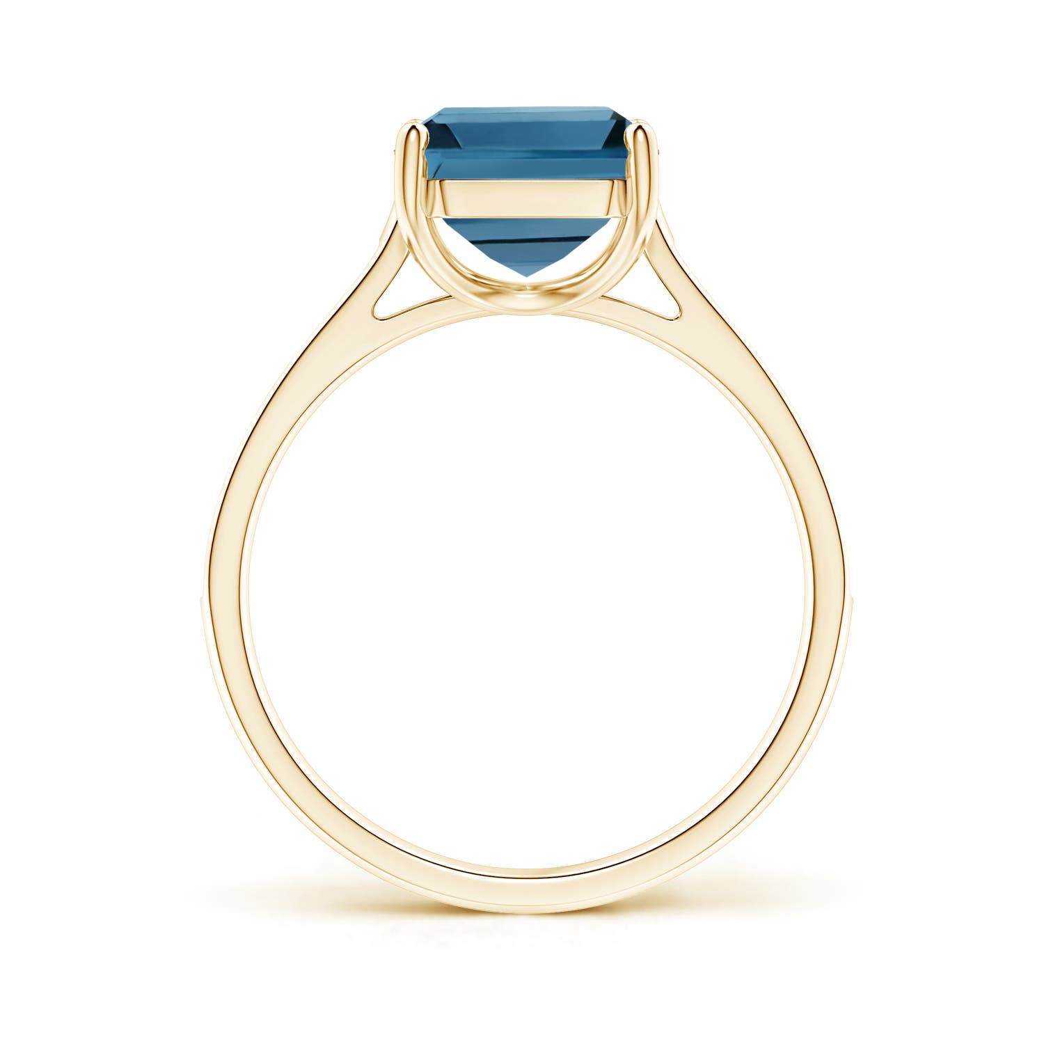 AA - London Blue Topaz / 4.14 CT / 14 KT Yellow Gold