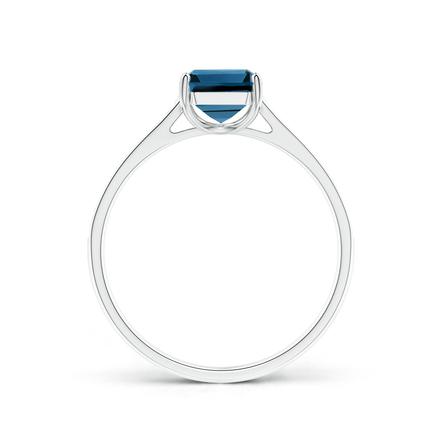 AAA - London Blue Topaz / 2.05 CT / 14 KT White Gold