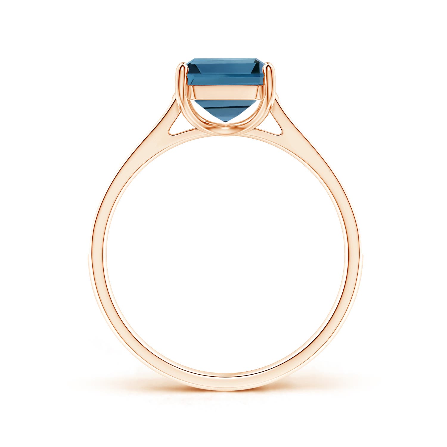 AA - London Blue Topaz / 2.87 CT / 14 KT Rose Gold