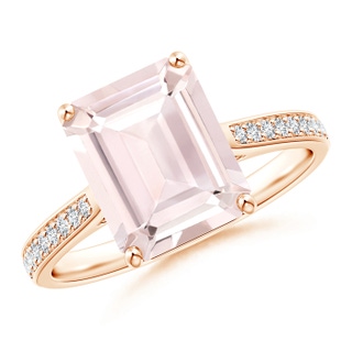 Emerald Cut A Morganite
