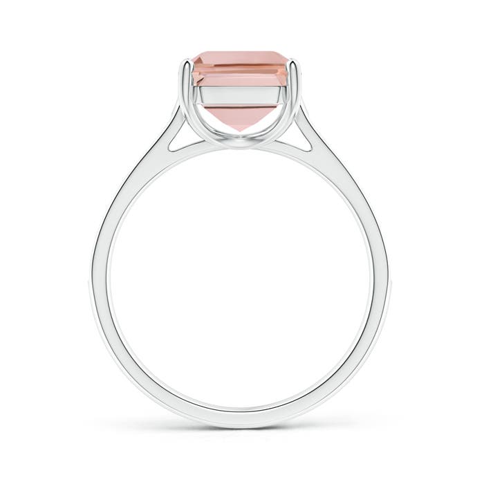 AAAA - Morganite / 3.24 CT / 14 KT White Gold