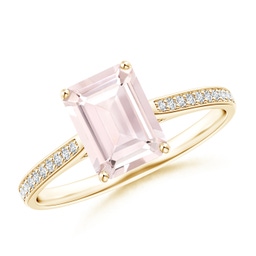Classic Yellow Gold Morganite Jewelry