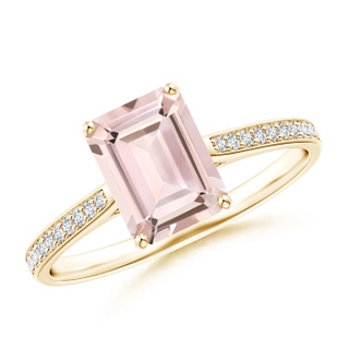 Emerald Cut AA Morganite