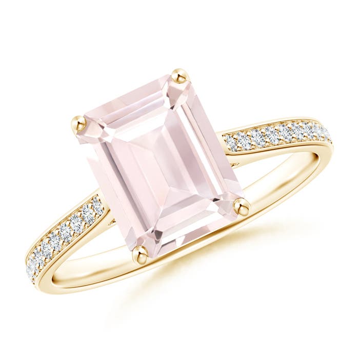 A - Morganite / 2.17 CT / 14 KT Yellow Gold